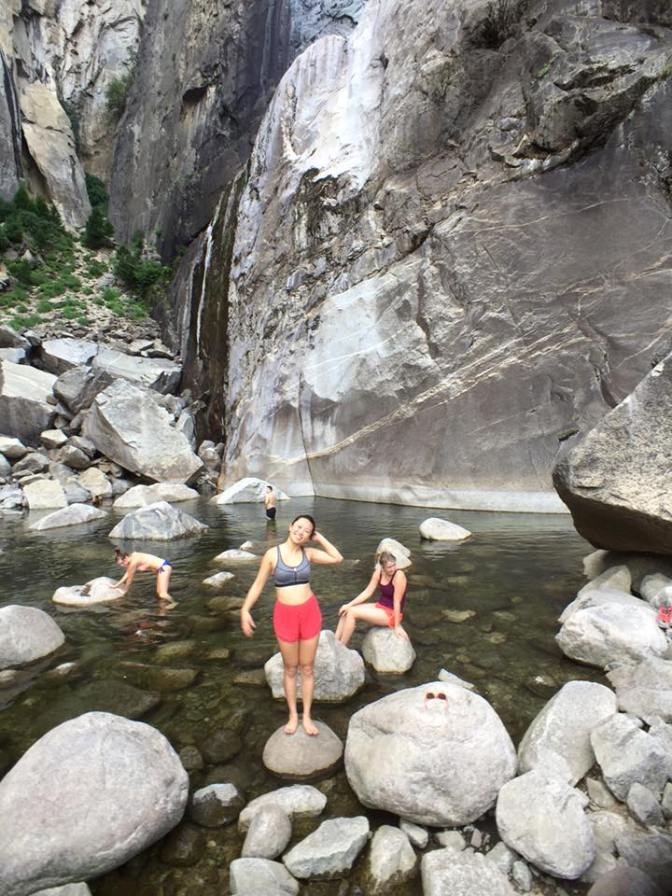 swimming at yos falls