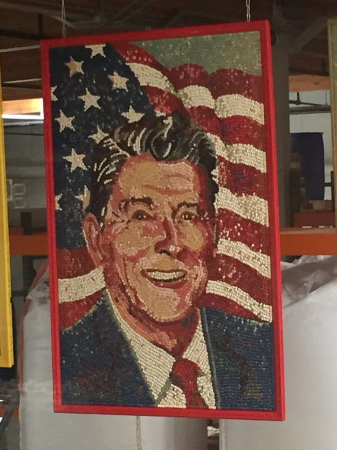 The famous Reagan Jelly Belly portrait